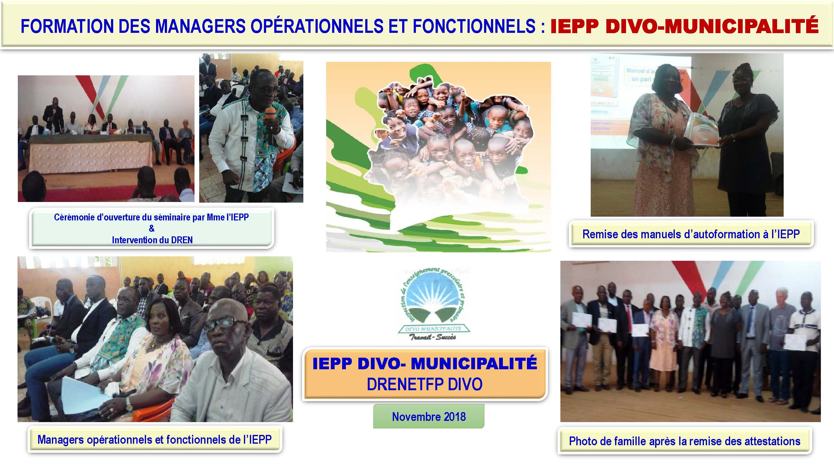 IEP DIVO-MUNICIPALITE: FORMATION DES MANAGERS OPÉRATIONNELS  ET FONCTIONNELS